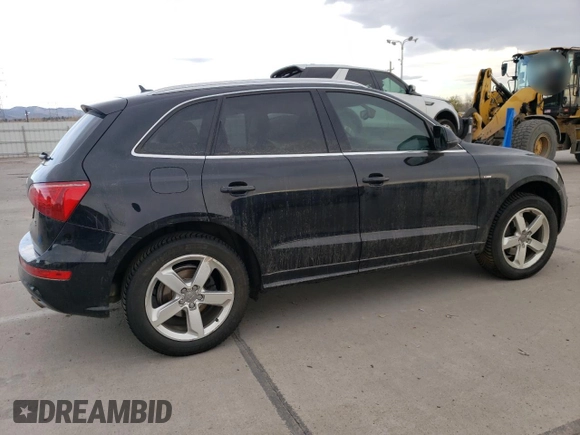 2012 Audi Q5 Premium Plus with VIN WA1DKAFP4CA003871, listed as a Copart auction lot 52215695 with 103,549 mi miles and Salvage title. Bid and sale history available at DreamBid. Image 3.