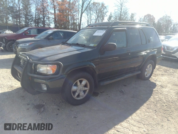 2002 Nissan Pathfinder SE z VIN JN8DR09Y82W709568, wystawiony jako IAAI lot #38076663 z przebiegiem Nie podano mil oraz . Historia ofert i sprzedaży dostępna na DreamBid. Obrazek 2.
