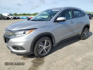 2022 Honda HR-V EX with VIN 3CZRU6H56NM710064, listed as a Copart auction lot 49921885 with 53,301 mi miles and Salvage Title. Bid and sale history available at carsss.com. Image 1.