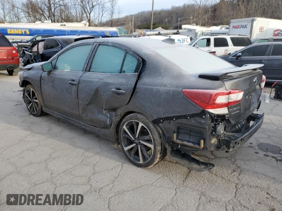 2020 Subaru Impreza Sport with VIN 4S3GKAM62L3612331, listed as a Copart auction lot 68703062 with 0 mi miles. Bid and sale history available at carsss.com. Image 2.