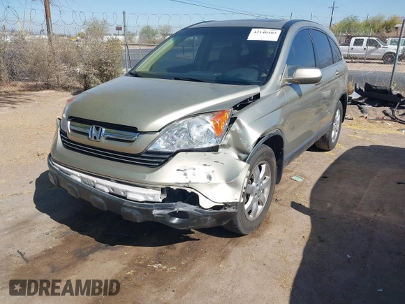 2009 Honda CR-V EX-L with VIN JHLRE48749C021353, listed as a IAAI auction lot 42140402 with 190,923 mi miles and . Bid and sale history available at carsss.com. Image 6.