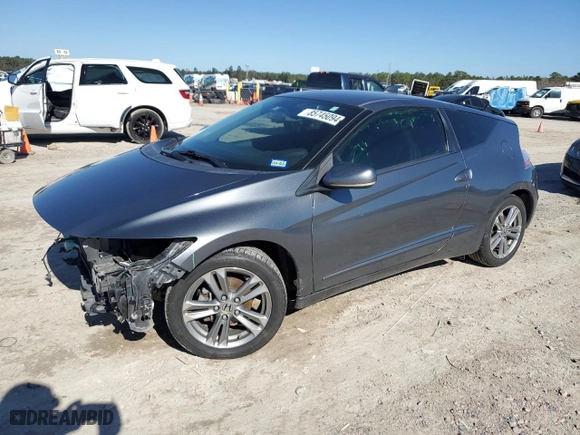 2013 Honda CR-Z with VIN JHMZF1D46DS002529, listed as a Copart auction lot 85745094 with 107,594 mi miles and Salvage Title. Bid and sale history available at carsss.com. Image 1.