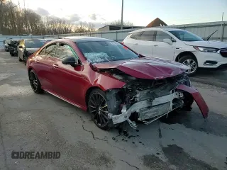 2022 Mercedes-Benz CLA 35 AMG with VIN W1K5J5BB4NN305922, listed as a Copart auction lot 87733195 with 27,247 mi miles and Salvage Title. Bid and sale history available at DreamBid. Image 11.