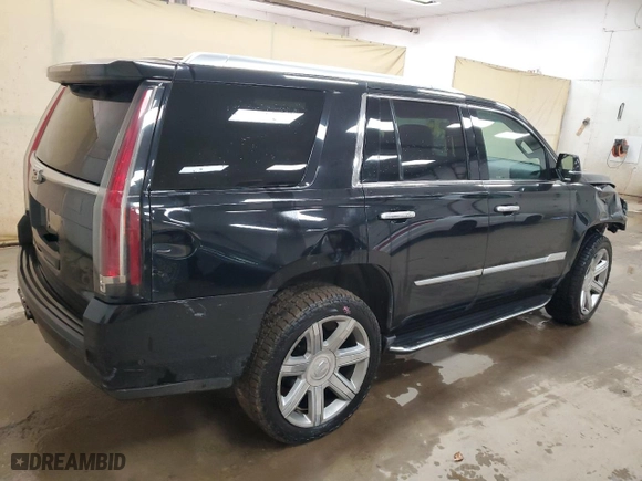 2017 Cadillac Escalade Luxury with VIN 1GYS4BKJ7HR196728, listed as a Copart auction lot 79030854 with 219,700 mi miles and Salvage Title. Bid and sale history available at carsss.com. Image 3.