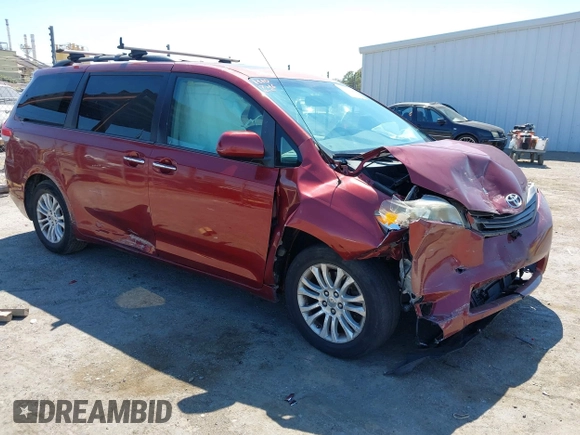 2012 Toyota Sienna XLE AAS with VIN 5TDYK3DC4CS270336, listed as a IAAI auction lot 42766727 with 111,058 mi miles and . Bid and sale history available at DreamBid. Image 1.