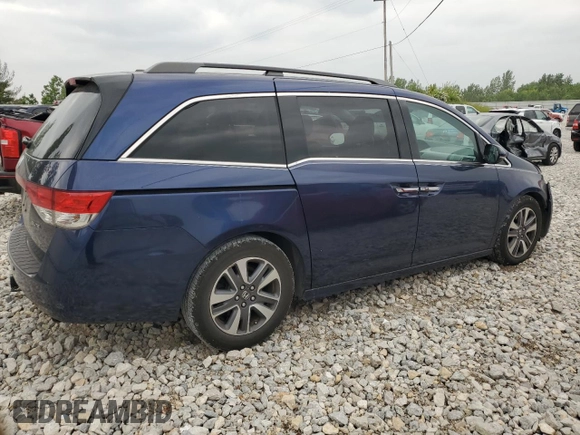 2016 Honda Odyssey Touring Elite with VIN 5FNRL5H98GB004677, listed as a Copart auction lot 59982165 with 119,341 mi miles and Clean title. Bid and sale history available at DreamBid. Image 3.