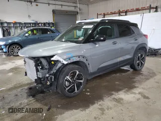 2023 Chevrolet TrailBlazer RS with VIN KL79MUSL1PB108472, listed as a Copart auction lot 45748765 with 38,561 mi miles and Salvage Title. Bid and sale history available at carsss.com. Image 1.