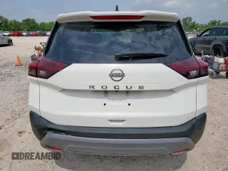 2022 Nissan Rogue S with VIN 5N1BT3AA7NC700589, listed as a Copart auction lot 57285035 with 39,403 mi miles and Salvage title. Bid and sale history available at DreamBid. Image 6.
