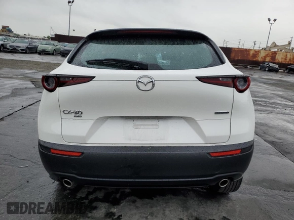 2023 Mazda CX-30 S with VIN 3MVDMBAM4PM522056, listed as a Copart auction lot 49122975 with 16,624 mi miles and Salvage title. Bid and sale history available at DreamBid. Image 6.