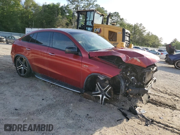 2017 Mercedes-Benz GLE 43 AMG with VIN 4JGED6EB4HA056788, listed as a Copart auction lot 56858045 with Not provided miles and Salvage title. Bid and sale history available at DreamBid. Image 4.
