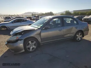 2005 Honda Civic Sdn EX with VIN JHMES26715S000101, listed as a Copart auction lot 73536744 with 236,918 mi miles and Salvage Title. Bid and sale history available at carsss.com. Image 1.