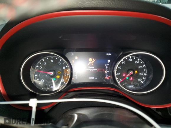 2019 Jeep Compass Trailhawk with VIN 3C4NJDDB4KT647187, listed as a Copart auction lot 50260575 with 63,098 mi miles and Salvage Title. Bid and sale history available at carsss.com. Image 9.