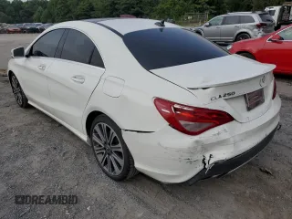 2018 Mercedes-Benz CLA with VIN WDDSJ4GB4JN680371, listed as a Copart auction lot 62461703 with 50,878 mi miles. Bid and sale history available at carsss.com. Image 2.