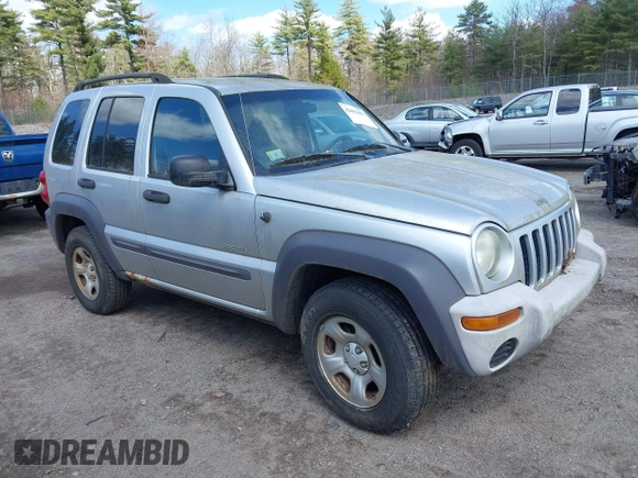 2004 Jeep Liberty Sport with VIN 1J4GL48K64W191486, listed as a IAAI auction lot 42081883 with 179,964 mi miles. Bid and sale history available at carsss.com. Image 1.
