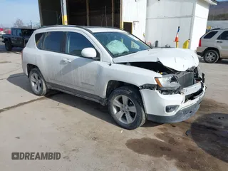 2015 Jeep Compass High Altitude Edition with VIN 1C4NJDEB9FD396239, listed as a IAAI auction lot 41451090 with 86,826 mi miles. Bid and sale history available at carsss.com. Image 1.