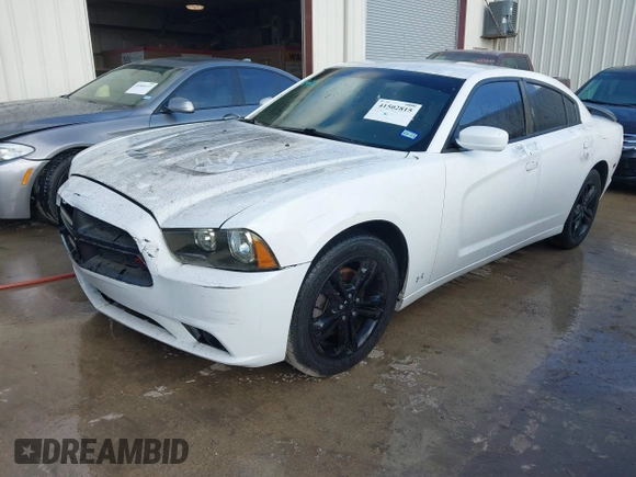 2011 Dodge Charger RT Plus with VIN 2B3CM5CT9BH591577, listed as a IAAI auction lot 41502815 with 126,750 mi miles. Bid and sale history available at carsss.com. Image 2.