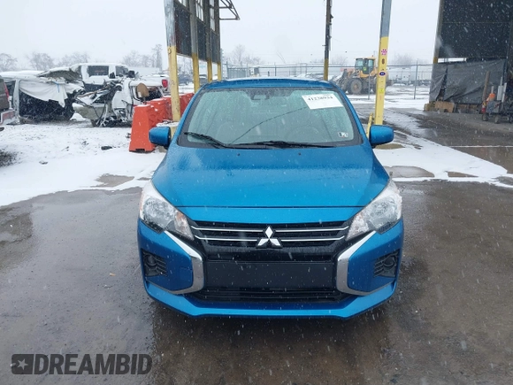2021 Mitsubishi Mirage G4 ES with VIN ML32FUFJ5MHF03308, listed as a IAAI auction lot 41238934 with 43,507 mi miles. Bid and sale history available at carsss.com. Image 12.