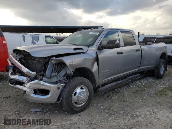 2022 Ram 3500 Tradesman with VIN 3C63RRGL9NG151825, listed as a Copart auction lot 43087865 with 0 mi miles and Salvage Title. Bid and sale history available at carsss.com. Image 1.