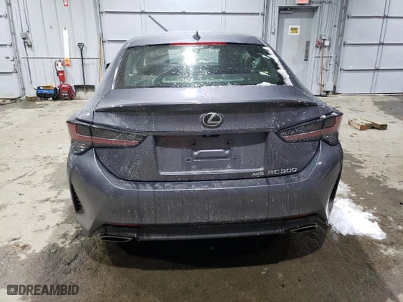 2019 Lexus RC with VIN JTHS85BC5K5005043, listed as a Copart auction lot 87729815 with 63,341 mi miles and Salvage Title. Bid and sale history available at carsss.com. Image 6.