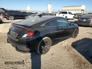 2018 Honda Civic Si Coupe with VIN 2HGFC3A58JH750144, listed as a Copart auction lot 81594994 with 84,340 mi miles and Salvage Title. Bid and sale history available at carsss.com. Image 3.