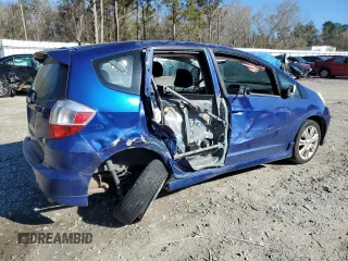 2009 Honda Fit Sport with VIN JHMGE88419S016584, listed as a Copart auction lot 50137405 with 160,154 mi miles and Salvage Title. Bid and sale history available at carsss.com. Image 3.