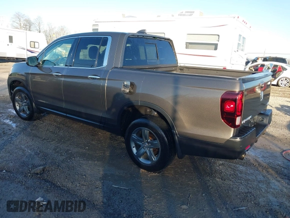 2022 Honda Ridgeline RTL-E with VIN 5FPYK3F79NB005152, listed as a IAAI auction lot 41754891 with 60,191 mi miles and . Bid and sale history available at DreamBid. Image 3.