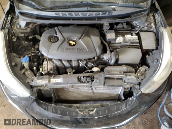 2016 Hyundai Elantra SE with VIN 5NPDH4AE5GH656655, listed as a Copart auction lot 76617374 with 98,959 mi miles and Salvage Title. Bid and sale history available at DreamBid. Image 11.