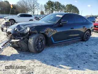 2022 BMW i4 eDrive40 with VIN WBY73AW03NFM93176, listed as a Copart auction lot 47775245 with 30,585 mi miles and Salvage Title. Bid and sale history available at carsss.com. Image 1.