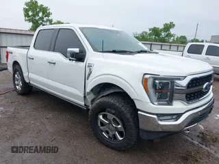2021 Ford F-150 XL with VIN 1FTFW1E56MFC78259, listed as a IAAI auction lot 42167174 with 60,969 mi miles and . Bid and sale history available at DreamBid. Image 1.