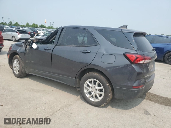 2022 Chevrolet Equinox LS with VIN 3GNAXSEV9NS163074, listed as a Copart auction lot 59189665 with 65,406 mi miles and Salvage title. Bid and sale history available at DreamBid. Image 2.