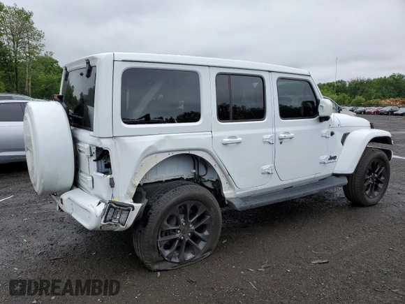 2023 Jeep Wrangler Sahara z VIN 1C4HJXEG9PW544275, wystawiony jako Copart lot #59932585 z przebiegiem 21 382 mil mil oraz Szkoda całkowita • Salvage title. Historia ofert i sprzedaży dostępna na DreamBid. Obrazek 3.