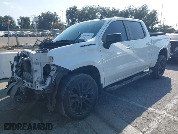 2020 Chevrolet Silverado 1500 with VIN 1GCPWDEKXLZ327066, listed as a IAAI auction lot 40328489 with 43,536 mi miles and . Bid and sale history available at DreamBid. Image 2.
