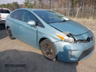 2013 Toyota Prius One with VIN JTDKN3DU3D5680090, listed as a IAAI auction lot 41794589 with 132,328 mi miles. Bid and sale history available at carsss.com. Image 1.