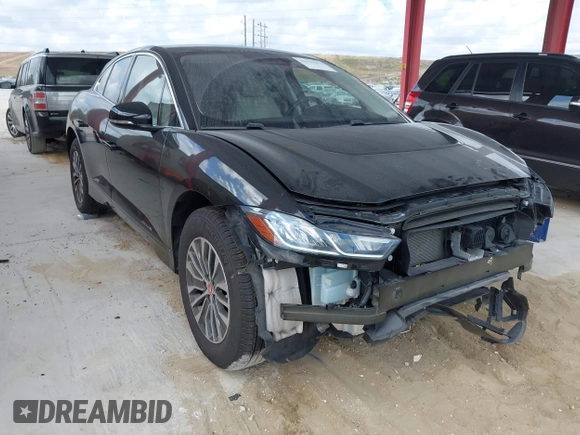 2020 Jaguar I-PACE S with VIN SADHB2S15L1F79250, listed as a IAAI auction lot 42119271 with 25,951 mi miles. Bid and sale history available at carsss.com. Image 1.