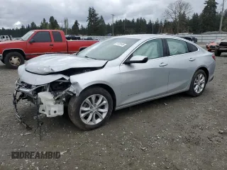 2019 Chevrolet Malibu LT with VIN 1G1ZD5ST1KF160624, listed as a Copart auction lot 51329145 with 88,610 mi miles and Clean Title. Bid and sale history available at DreamBid. Image 1.