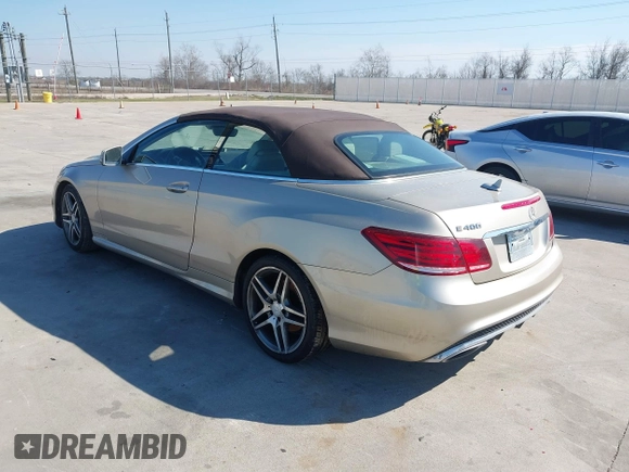 2016 Mercedes-Benz E 400 with VIN WDDKK6FF6GF327078, listed as a IAAI auction lot 41703023 with 54,442 mi miles and . Bid and sale history available at carsss.com. Image 3.
