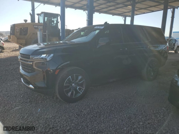 2023 Chevrolet Tahoe Commercial with VIN 1GNSKLED7PR404636, listed as a Copart auction lot 49425605 with 1,830 mi miles and Clean Title. Bid and sale history available at carsss.com. Image 1.