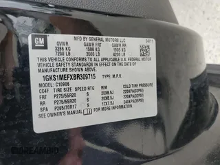 2011 GMC Yukon XL Denali with VIN 1GKS1MEFXBR309715, listed as a Copart auction lot 54693675 with 199,479 mi miles and Clean Title. Bid and sale history available at carsss.com. Image 13.