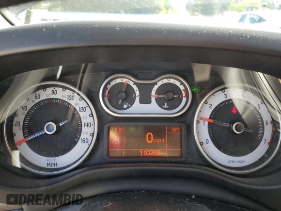 2014 FIAT 500L Trekking with VIN ZFBCFADH5EZ011227, listed as a Copart auction lot 65873224 with 110,266 mi miles and Clean Title. Bid and sale history available at carsss.com. Image 9.