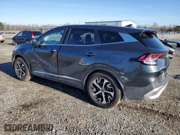 2024 Kia Sportage EX with VIN 5XYK33DF4RG211144, listed as a Copart auction lot 44228745 with 12,297 mi miles and Salvage Title. Bid and sale history available at carsss.com. Image 2.