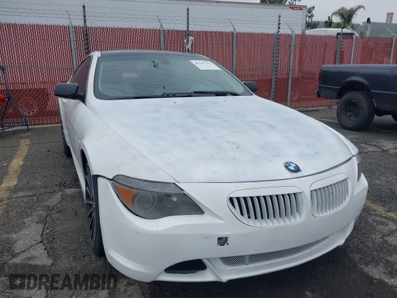 2005 BMW 6 Series 645Ci with VIN WBAEH73455B193065, listed as a IAAI auction lot 41507323 with 155,544 mi miles. Bid and sale history available at carsss.com. Image 6.