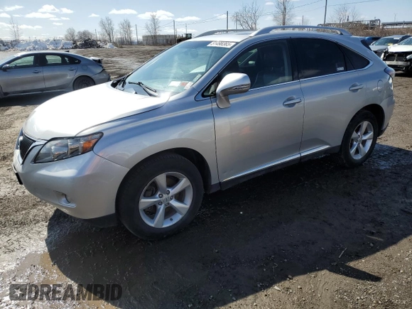 2010 Lexus RX 350 with VIN 2T2BK1BA5AC031035, listed as a Copart auction lot 51498365 with 240,959 mi miles and Salvage Title. Bid and sale history available at carsss.com. Image 1.