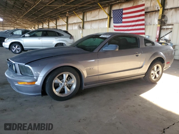 2007 Ford Mustang GT Deluxe with VIN 1ZVFT82HX75325705, listed as a Copart auction lot 50747805 with 157,873 mi miles and Salvage Title. Bid and sale history available at carsss.com. Image 1.
