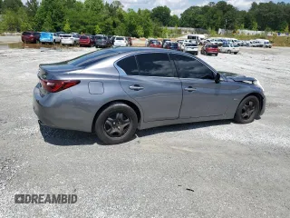 2019 Infiniti Q50 Luxe z VIN JN1EV7AR4KM559305, wystawiony jako Copart lot #54353455 z przebiegiem 85 131 mil mil oraz Nie do naprawy • Non repairable. Historia ofert i sprzedaży dostępna na DreamBid. Obrazek 3.