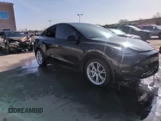 2023 Tesla Model Y Long Range with VIN 7SAYGDEE5PF850358, listed as a Copart auction lot 52581615 with 19,376 mi miles and Salvage Title. Bid and sale history available at DreamBid. Image 15.