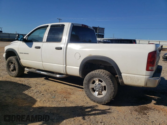 2003 Dodge Ram 3500 ST with VIN 3D7LU38C03G708868, listed as a Copart auction lot 76327364 with 208,197 mi miles and Salvage Title. Bid and sale history available at carsss.com. Image 2.