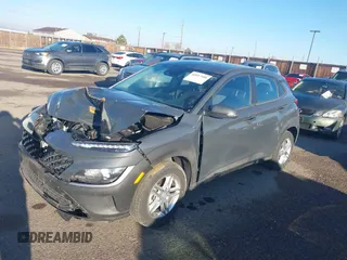 2023 Hyundai Kona SE with VIN KM8K2CAB5PU038729, listed as a IAAI auction lot 40957100 with 28,206 mi miles. Bid and sale history available at carsss.com. Image 22.