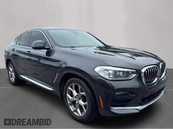 2021 BMW X4 xDrive30i with VIN 5UX2V1C06M9G72451, listed as a Copart auction lot 65089695 with 110,879 mi miles and Clean title. Bid and sale history available at DreamBid. Image 1.