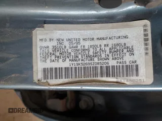 1995 Geo Prizm z VIN 1Y1SK5269SZ085206, wystawiony jako Copart lot #87645525 z przebiegiem 235 885 mil mil oraz Tytuł czysty. Historia ofert i sprzedaży dostępna na DreamBid. Obrazek 12.