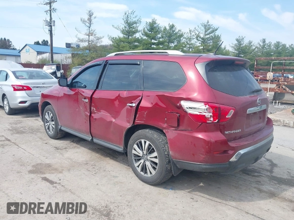 2018 Nissan Pathfinder Platinum with VIN 5N1DR2MM7JC623109, listed as a IAAI auction lot 42030915 with 67,676 mi miles and . Bid and sale history available at DreamBid. Image 3.